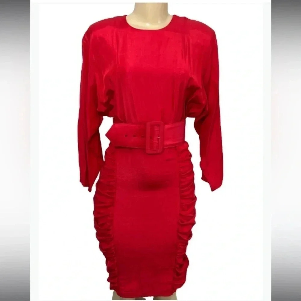 Rampage CHIC VINTAGE RED GLAM‎ DRESS